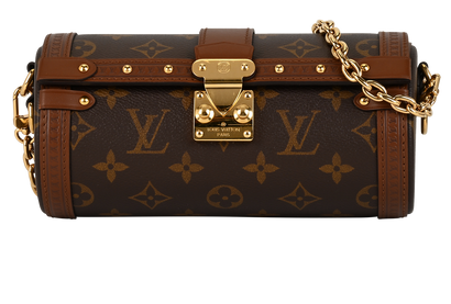 Papillon Trunk Bag, &pound;1,800, Handbags, Brown, Canvas, Front view